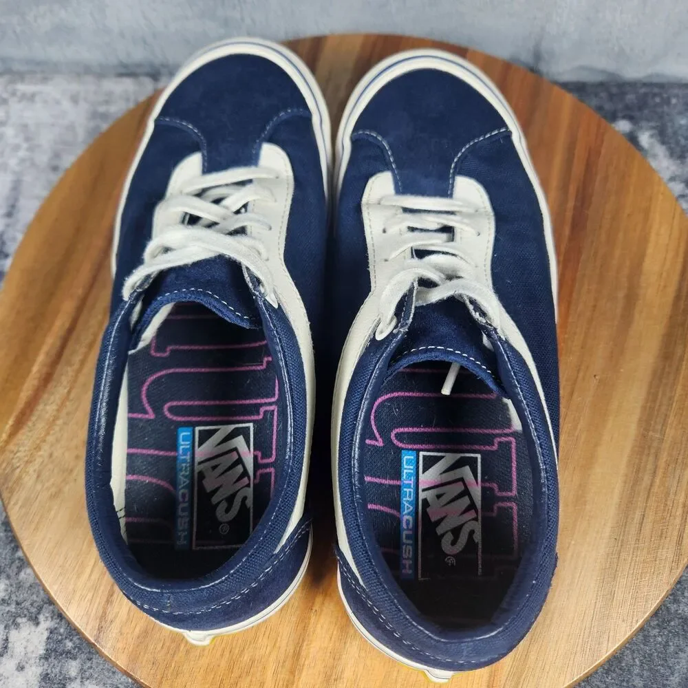 Vans Shoes Bold Ni Rhude Skater Low Top Sneakers Navy Blue Mens 6 Womens 7.5